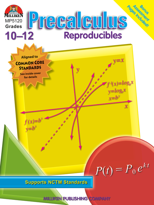 Title details for Precalculus Reproducibles by Marilyn Occhiogrosso - Wait list